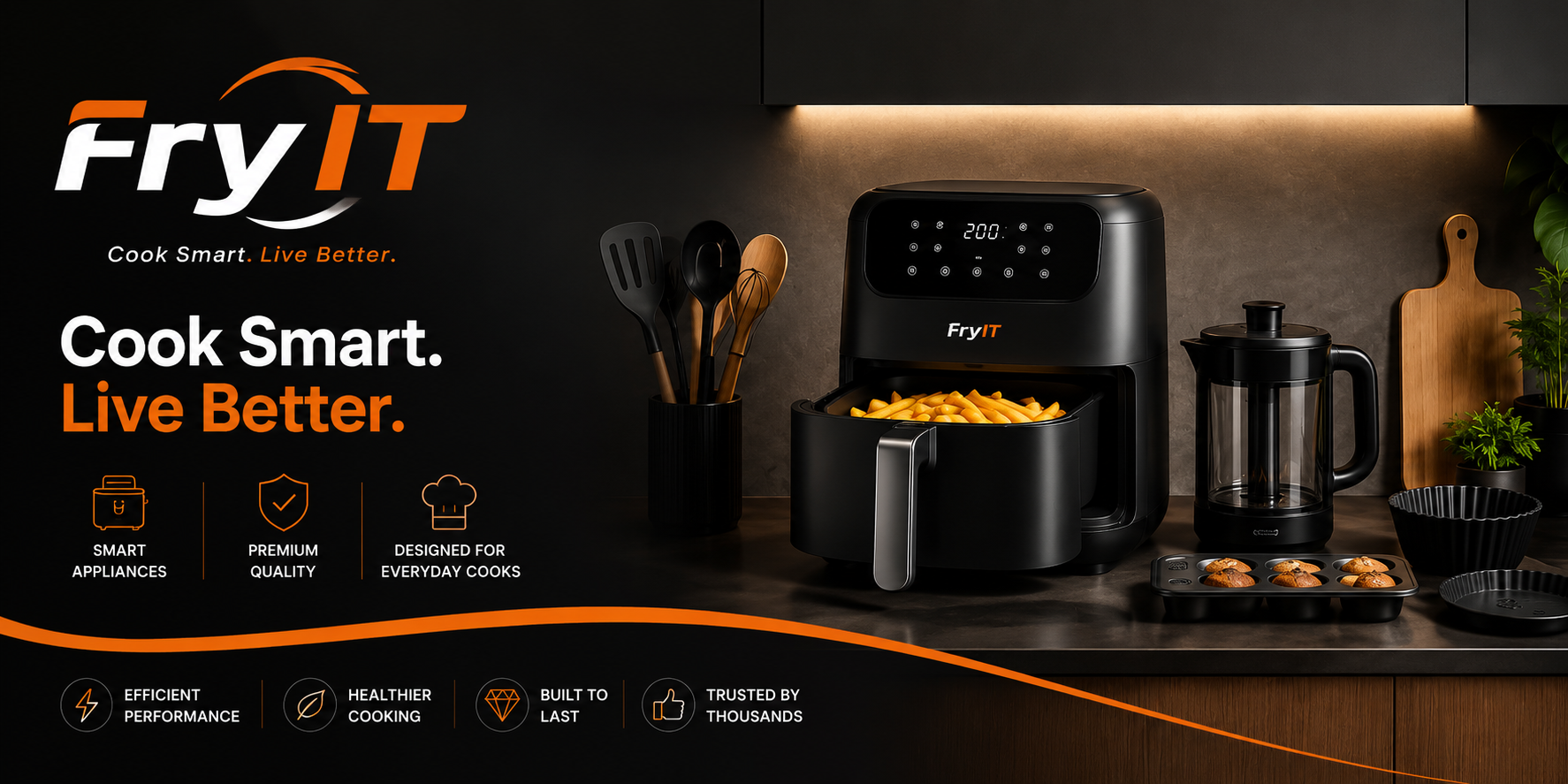 FryIT air fryer and smart kitchen appliances